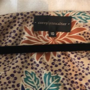 Corey Lynn Carter silk printed dress